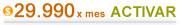 Streaming 128Kbps a 50 oyentes $ 51200 mensual